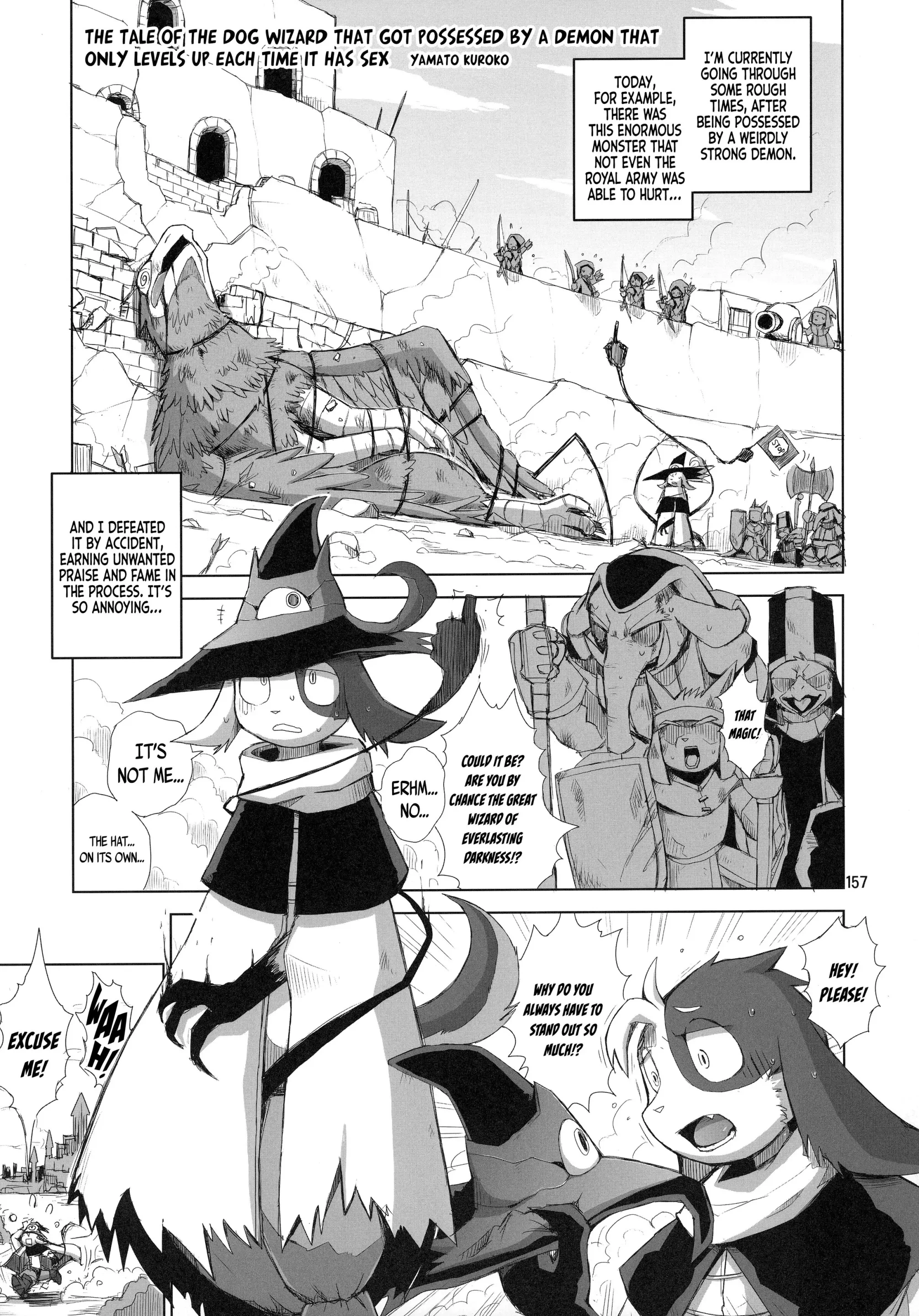 The Tale Of The Dog Wizard That Got Possessed By A Demon That Only Levels Up Each Time It Has Sex - page 1 by Yamato Kuroko