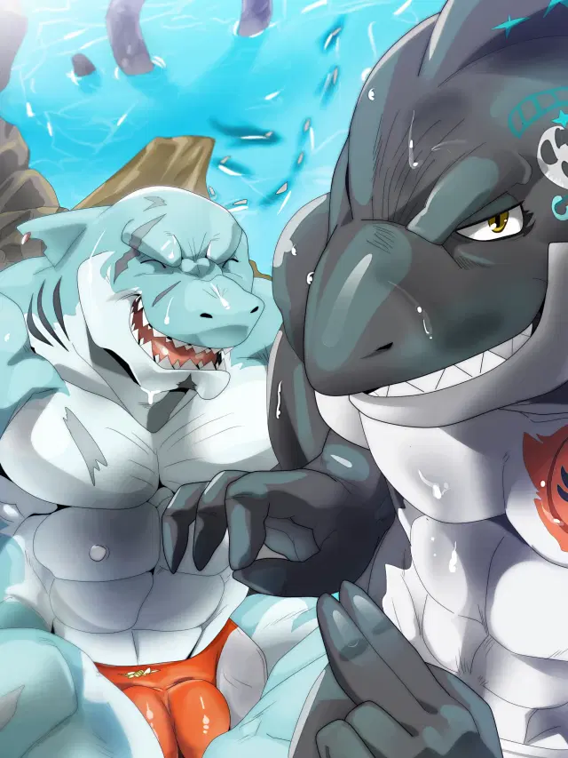 Same Senpai no H na Kunren | Shark Senpai's Lewd Training