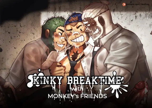 Kinky Breaktime with Monkey's Friends
