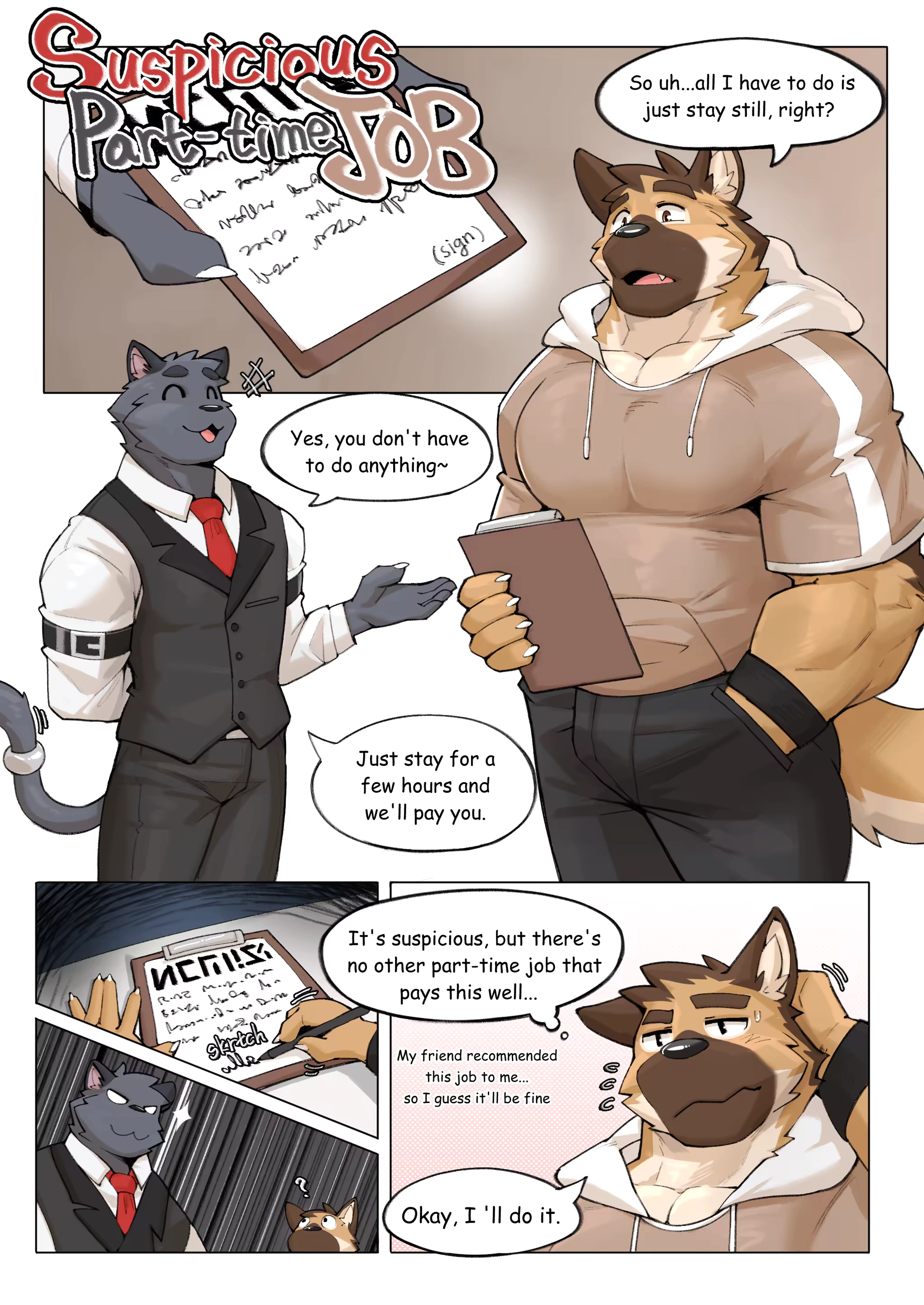 Suspicious Part-Time Job - page 1 by Kamyuel