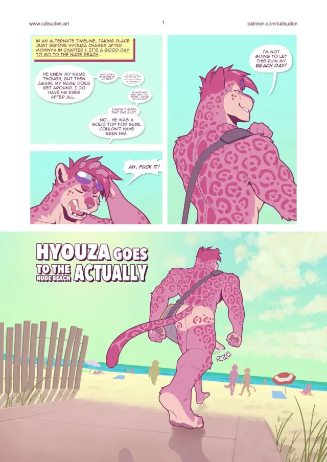 Hyouza Goes to the Nude Beach Actually