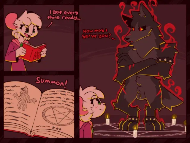 Reggie Summons a Hellhound