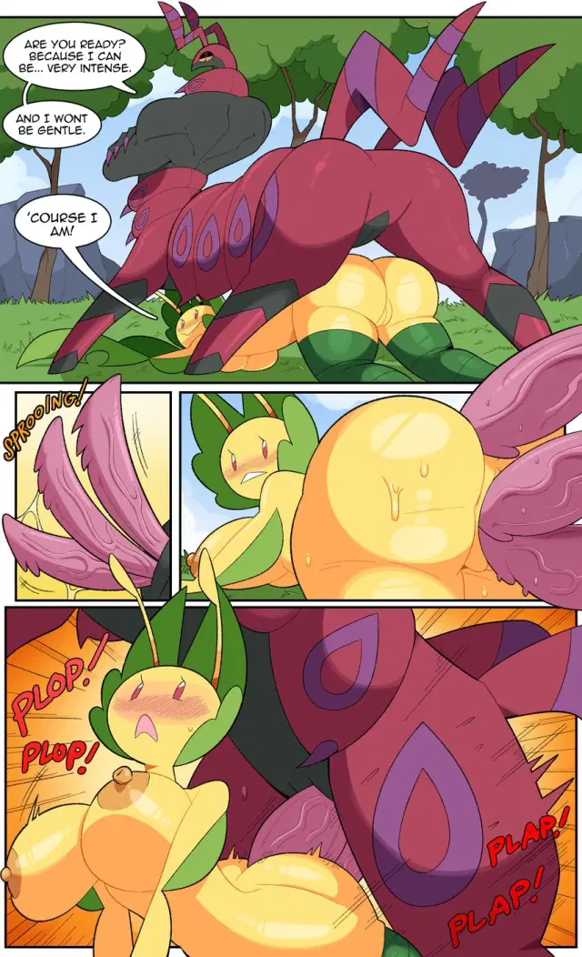 Scolipede and Leavanny