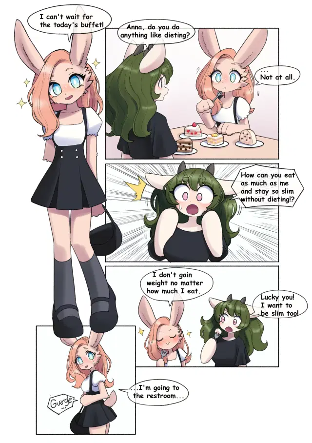 She Doesn't Gain Weight