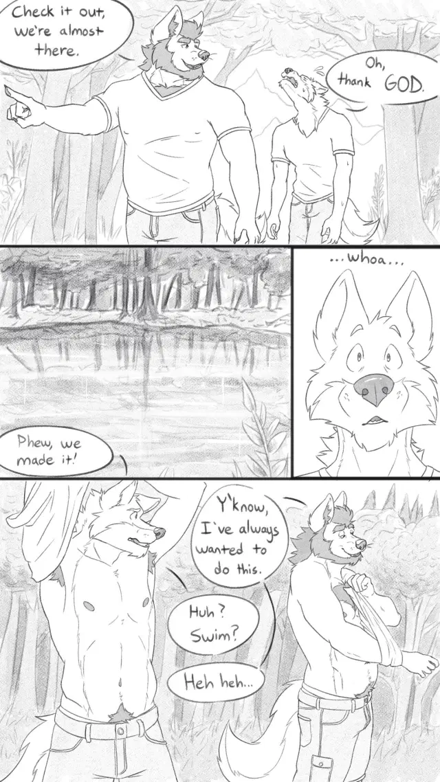 Dad's Spontaneous Skinny-Dipping Surprise