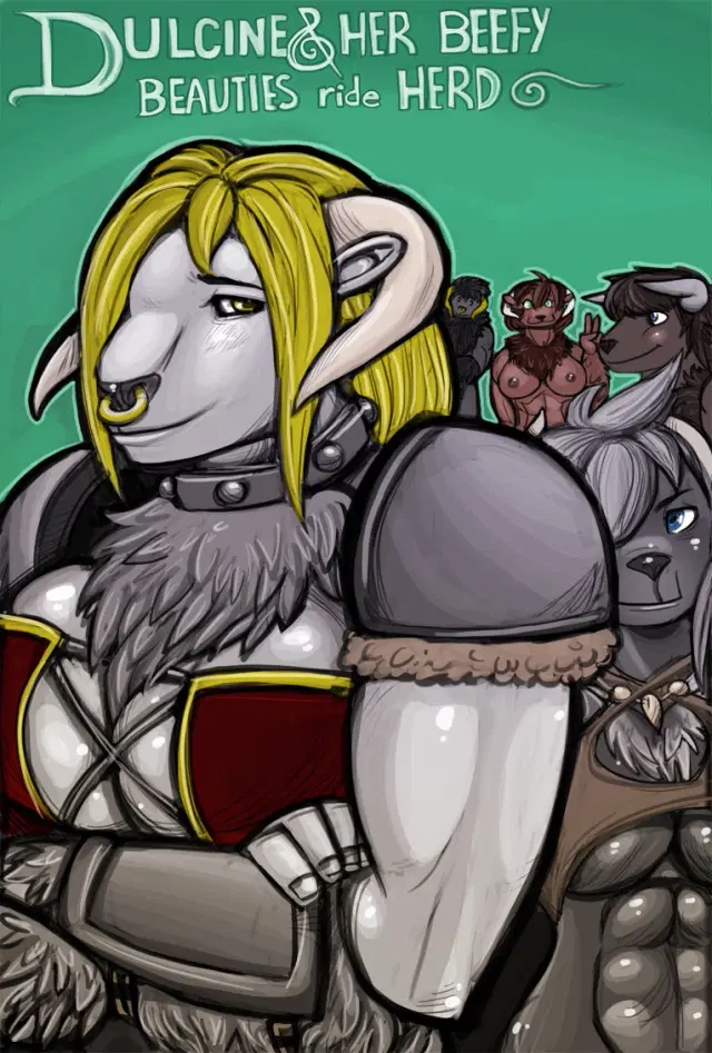 Her Beefy Beauties Ride Herd