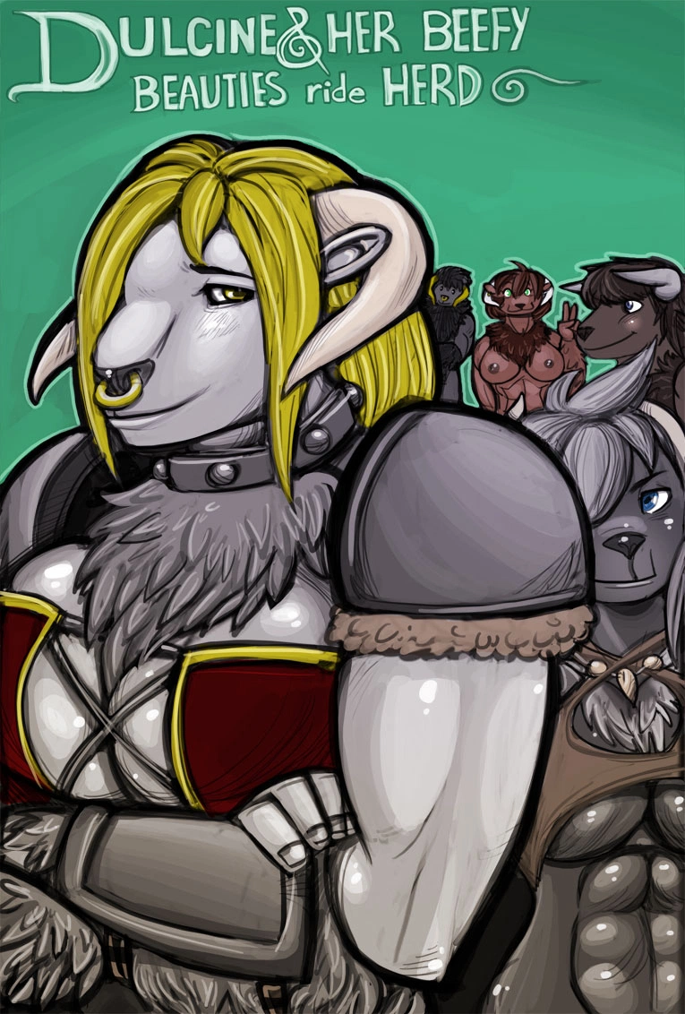 Her Beefy Beauties Ride Herd