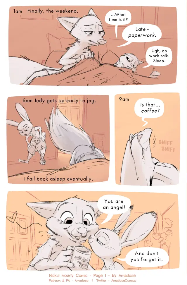 Nick's Hourly Comic