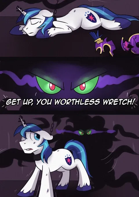 Sombra Captures Shining Armor