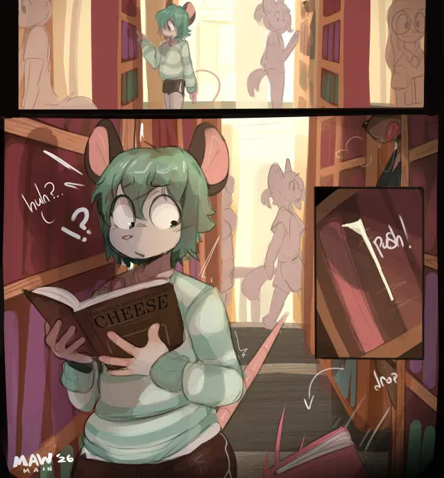 Kayden's Big Surprise at the Library