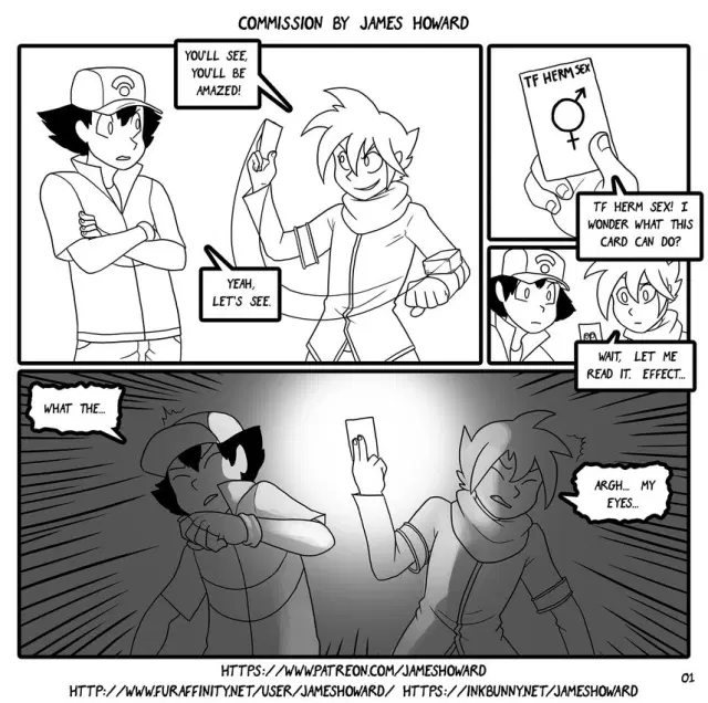 Ash and Amao - Card Tf Sex