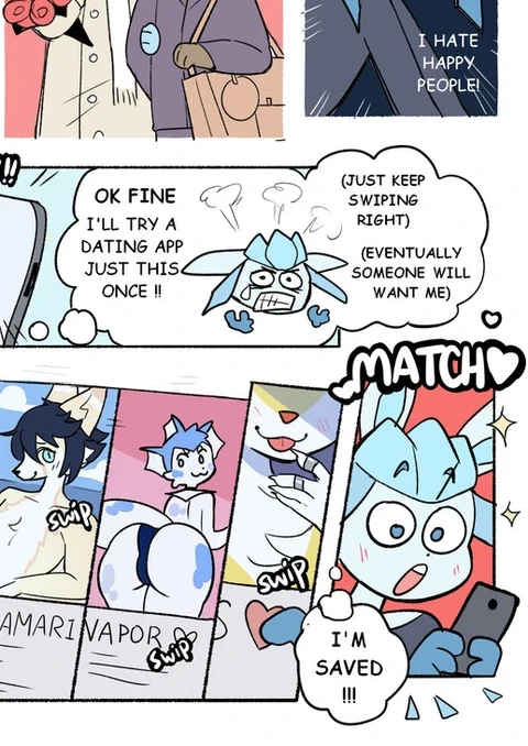 Glaceon - Braixen