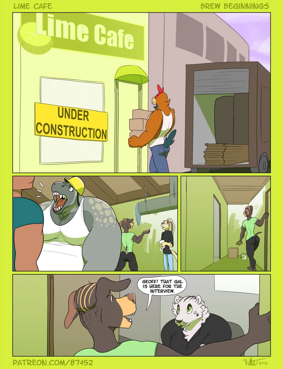 Lime Cafe - Brew Beginnings - page 1 by Ritts