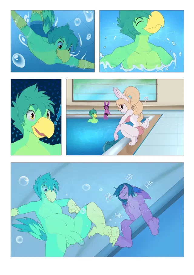 Public Pool Antics