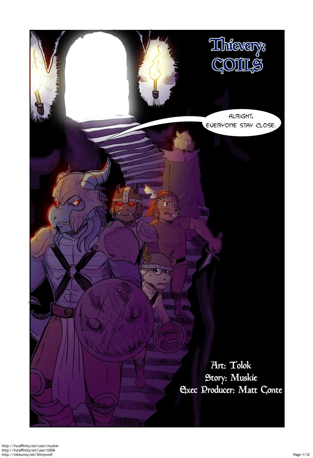 Thievery - Coils (Ch 3) - page 1 by Tolok