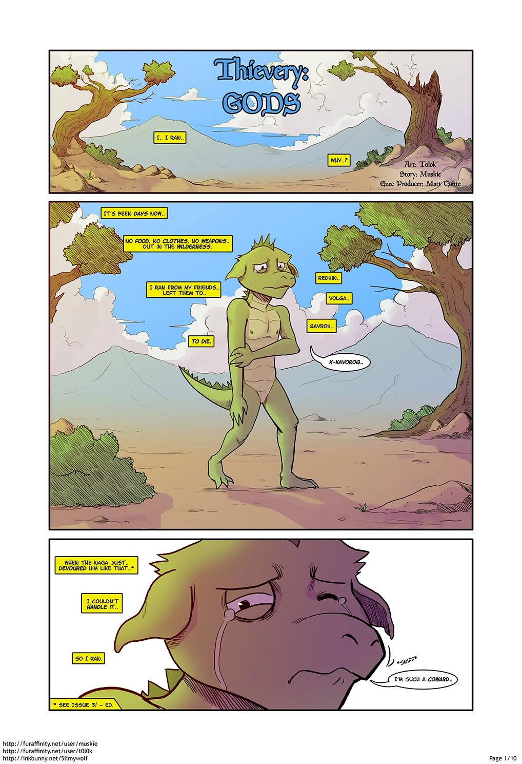 Thievery - Gods (Ch 4) - page 1 by Tolok
