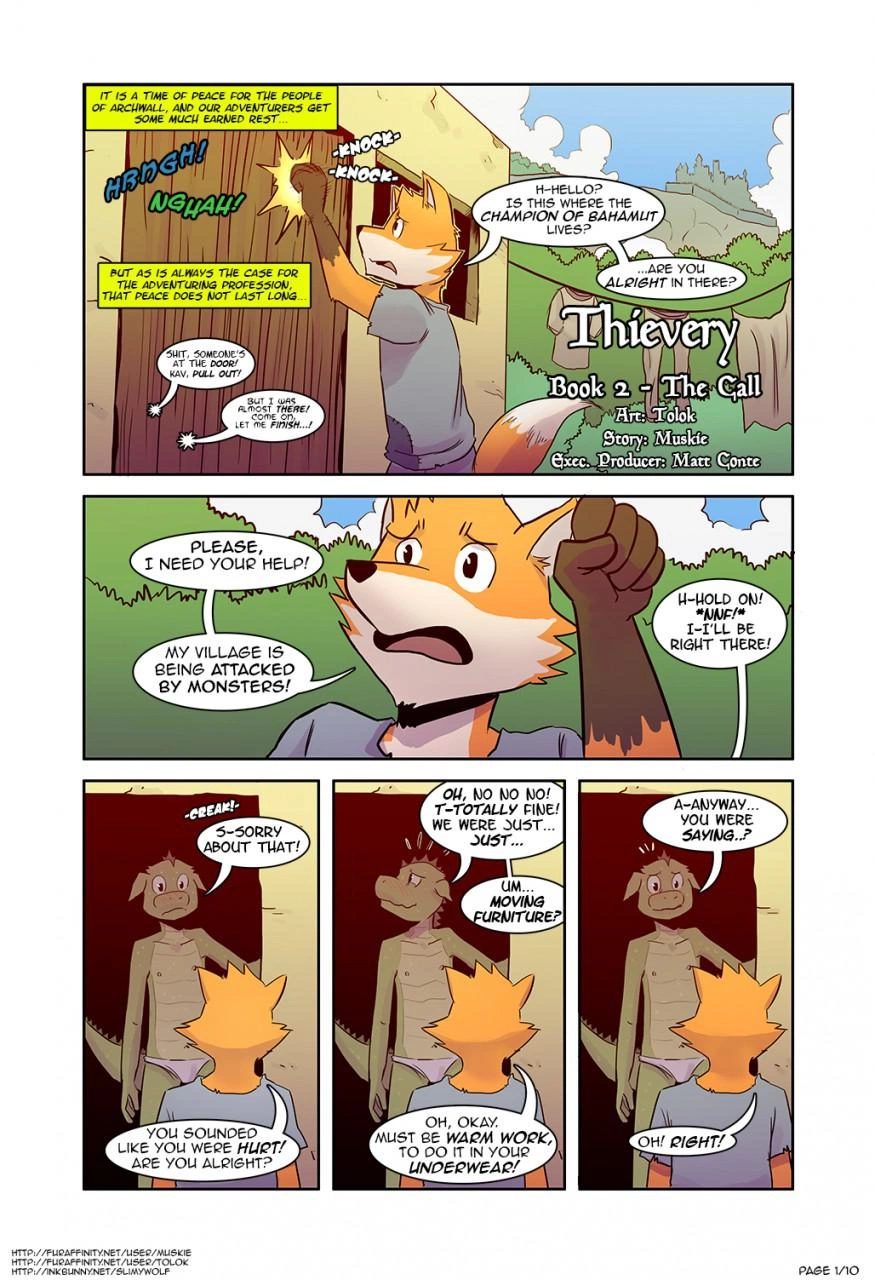 Thievery - The Call (Ch 7) - page 1 by Tolok